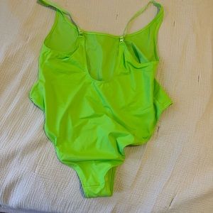 Skims neon green one piece, size 3x